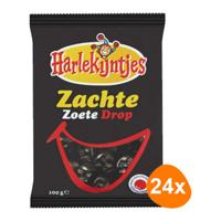 Harlekijntjes - Zachte Zoete Drop - 24x 100g