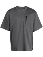 sacai t-shirt à poches multiples - Gris