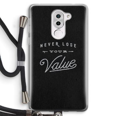 Never lose your value: Honor 6X Transparant Hoesje met koord