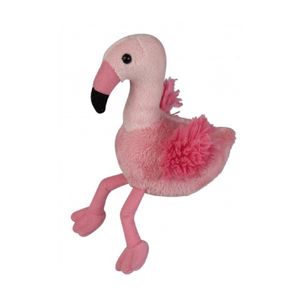 Pluche flamingo knuffel van 15 cm   -
