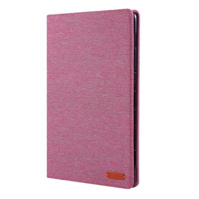 Voor Huawei MediaPad M6 10 8 doek Teature horizontale Flip PU lederen draagtas met met houder & kaartsleuven (Rose Pink)