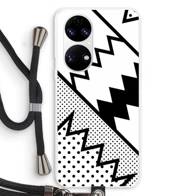 Pop Art #5: Huawei P50 Transparant Hoesje met koord
