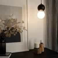 Hanglampje zwart wit met G9 fitting &apos;Arcuri&apos;