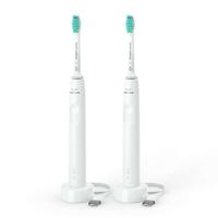 Philips HX3675/13 Philips Sonicare 3100 Series Duo Elektrische Tandenborstel Wit - thumbnail