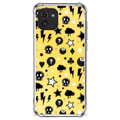 Extreme Case Samsung Galaxy A03 Punk Geel Extreme Case Samsung Galaxy A03 Punk Geel