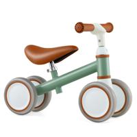 Babyloopfiets Peuterloopfiets met in Hoogte Verstelbaar Stuur en Stoel Duwspeelgoed voor Baby's 4-Wiel Loopfiets voor Kinderen van 1-3 Jaar