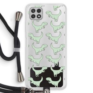 Dinos: Samsung Galaxy A22 4G Transparant Hoesje met koord