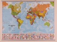 Wereldkaart 66ML-mvl Politiek, 136 x 100 cm | Maps International