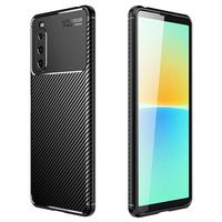 Beetle Carbon Fiber Sony Xperia 10 IV Case - Zwart - thumbnail