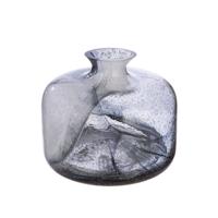 Fumo kraagvaas zwart/wit H.18,5 cm