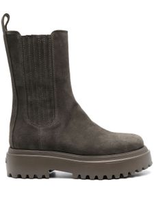 Le Silla bottines Ranger en daim - Gris