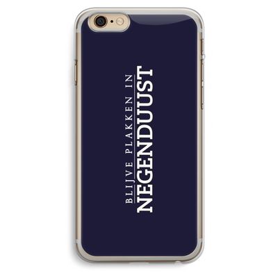 Blijve plakken in Negenduust: iPhone 6 Plus / 6S Plus Transparant Hoesje