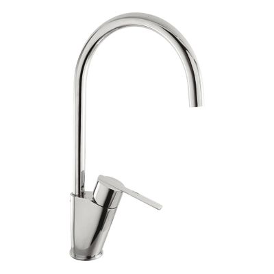 Keukenkraan Tres Lex | Opbouw | 360° Draaibaar | Mengkraan | 1-hendel | Rond | Chroom