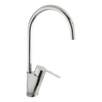Keukenkraan Tres Lex | Opbouw | 360° Draaibaar | Mengkraan | 1-hendel | Rond | Chroom