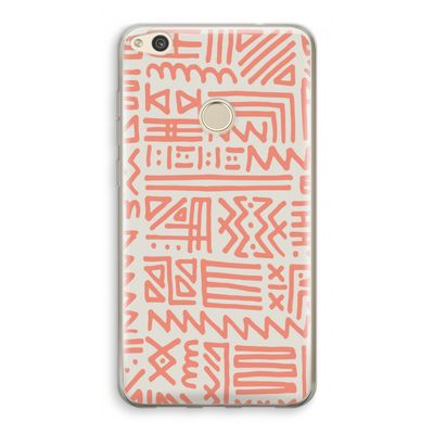 Marrakech Pink: Huawei Ascend P8 Lite (2017) Transparant Hoesje