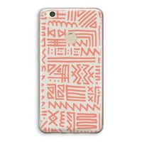 Marrakech Pink: Huawei Ascend P8 Lite (2017) Transparant Hoesje