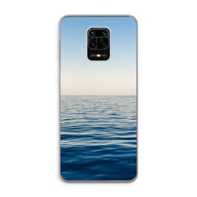 Water horizon: Xiaomi Redmi Note 9 Pro Transparant Hoesje