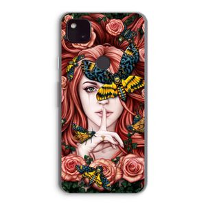 Lady Moth: Google Pixel 4a 5G Transparant Hoesje