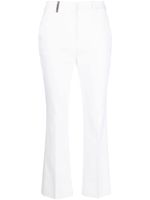 Peserico pantalon de tailleur à plis marqués - Blanc