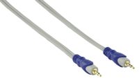 3,5mm jack kabel male-male deluxe [diverse lengtes] - thumbnail