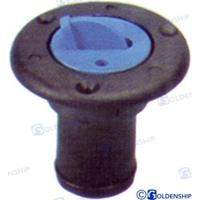 Tomas de cubierta GS31120 - TOMA DE CUBIERTA ""GAS"" 38 mm NEGRO