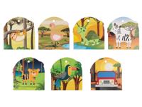 lupilu Voelboek/Voelpuzzel (tactiele kaarten safari)