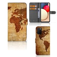 Samsung Galaxy A03s | Flip Cover | Wereldkaart