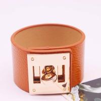3st Punk brede leer armbanden armbanden voor vrouwen Manchet armband 6