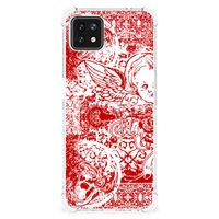 Extreme Case OPPO A53 5G | A73 5G Angel Skull Rood - thumbnail