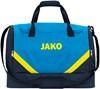 JAKO 2024 Sporttas Iconic Met Bodemvak - Jako-Blauw/Marine/Fluogeel - S (ca. 30 Liter)