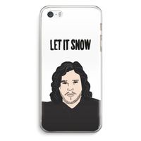 Let It Snow: iPhone 5 / 5S / SE Transparant Hoesje
