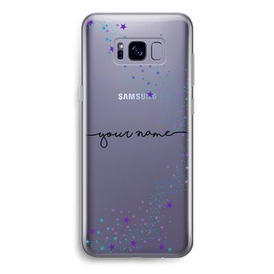 Sterren: Samsung Galaxy S8 Transparant Hoesje