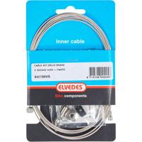 Elvedes 6473 rvs binnenkabel trommelrem ton/peer met stelbout op kaart