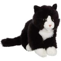 Knuffel - Gipsy Toys - Mimiz Kat - 28cm - Zwart/Wit