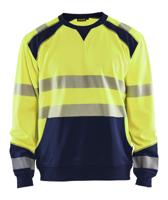 Blåkläder Sweatshirt High-Vis 35412528 | High-Vis Geel/Marineblauw | Maat L - 7330509609767 Blåkläder Sweatshirt High-Vis 35412528 | High-Vis Geel/Marineblauw | Maat L - 7330509609767
