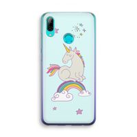 Regenboog eenhoorn: Huawei P Smart (2019) Transparant Hoesje