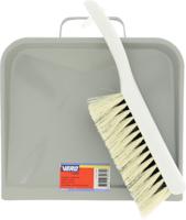 Vero stoffer en blik metaal grijs - thumbnail