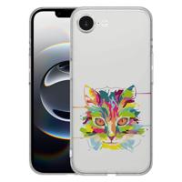 TPU Hoesje iPhone 16e - Cat Color Backcover