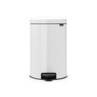 Brabantia NewIcon Pedaalemmer - 20 liter - metalen binnenemmer - wit 114243