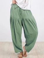 Casual Loose Plain Pants