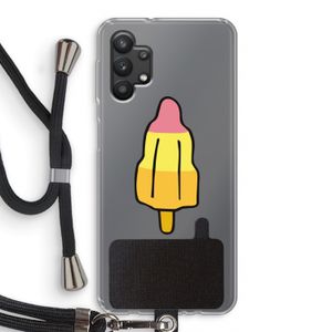Raketijsje: Samsung Galaxy A32 5G Transparant Hoesje met koord