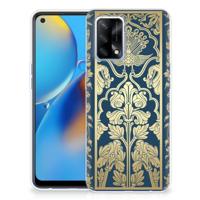 OPPO A74 4G | TPU Case | Beige Flowers