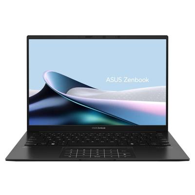 ASUS Zenbook 14 OLED UM3406HA-WS74T laptop AMD Ryzen™ 7 8840HS 35,6 cm (14") Touchscreen WUXGA 16 GB LPDDR5x-SDRAM 512 GB SSD Wi-Fi 6E (802.11ax) Windows 11 Home Zwart Nieuw Repack/Herverpakte