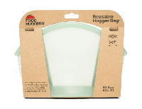 Food Huggers Herbruikbare bewaarzak - 900ml - juniper clear