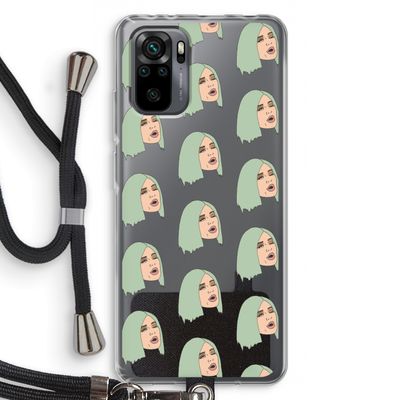 King Kylie: Xiaomi Redmi Note 10 Pro Transparant Hoesje met koord