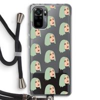 King Kylie: Xiaomi Redmi Note 10 Pro Transparant Hoesje met koord
