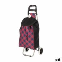 Winkelwagen Kinvara Blauw Roze 33 L 35,5 x 28 x 94 cm Ruiten (6 Stuks) Winkelwagen Kinvara Blauw Roze 33 L 35,5 x 28 x 94 cm Ruiten (6 Stuks)