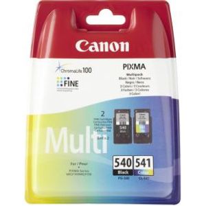 Canon PG-540/CL-541 Multi pack inktcartridge 2 stuk(s) Origineel Zwart, Cyaan, Magenta, Geel