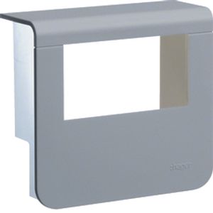 Afdekkap voor outlet, 55mm aluminium