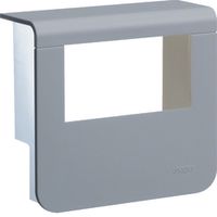 Afdekkap voor outlet, 55mm aluminium